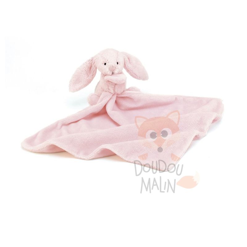 bashful bunny soother lapin rose 